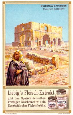 1911 Liebig Scenen aus Algerien (Picturesque Algeria) (German text) (F1011, S1012) #NNO Pratorium of the Legate Front