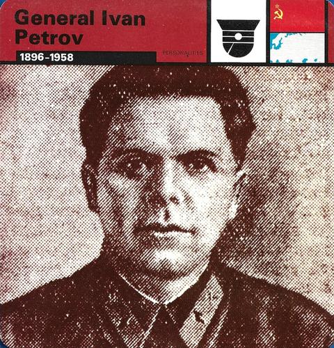 1977 Edito-Service World War II - Deck 106 #13-036-106-05 General Ivan Petrov Front