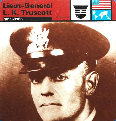 1977 Edito-Service World War II - Deck 110 #13-036-110-04 Lieut- General L. K. Truscott Front