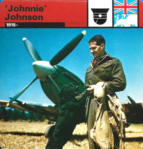 1977 Edito-Service World War II - Deck 111 #13-036-111-02 'Johnnie' Johnson Front