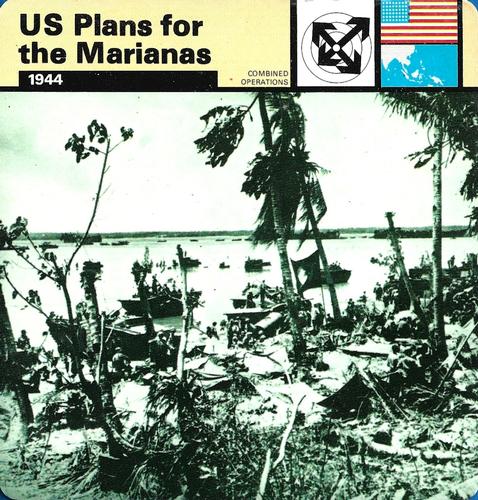 1977 Edito-Service World War II - Deck 114 #13-036-114-10 US Plans for the Marianas Front