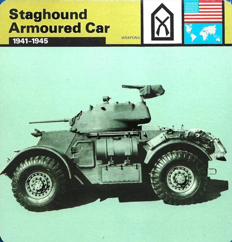 1977 Edito-Service World War II - Deck 115 #13-036-115-15 Staghound Armoured Car Front