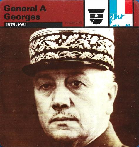 1977 Edito-Service World War II - Deck 115 #13-036-115-19 General A Georges Front