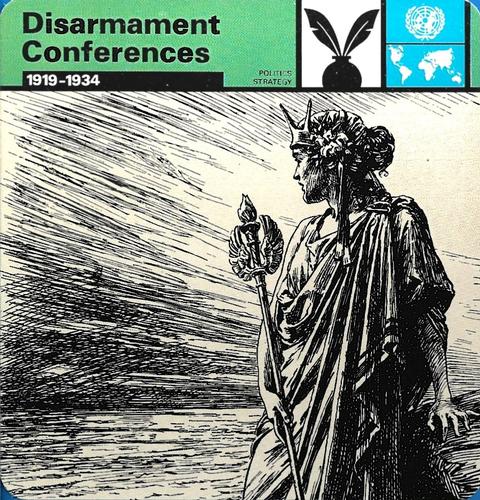 1977 Edito-Service World War II - Deck 116 #13-036-116-02 Disarmament Conference Front