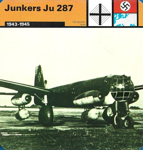 1977 Edito-Service World War II - Deck 116 #13-036-116-14 Junkers JU 287 Front