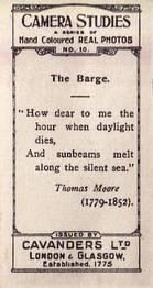 1926 Cavanders Camera Studies (Small) #10 The Barge Back