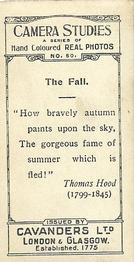1926 Cavanders Camera Studies (Small) #50 The Fall Back