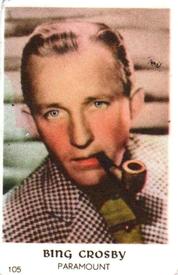 1950-59 Dutch Gum Set 7 #105 Bing Crosby Front