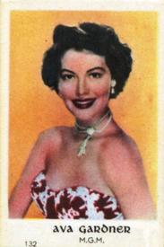 1950-59 Dutch Gum Set 7 #132 Ava Gardner Front