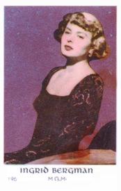 1950-59 Dutch Gum Set 7 #196 Ingrid Bergman Front