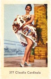 1962 Dutch Gum Set 4 #377 Claudia Cardinale Front