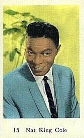 1965 Dutch Gum Set 6 #15 Nat King Cole Front