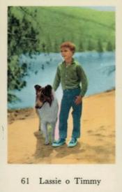 1965 Dutch Gum Set 6 #61 Lassie and Timmy Front