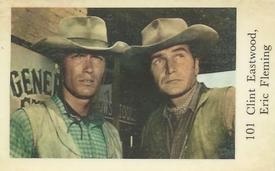 1965 Dutch Gum Set 6 #101 Clint Eastwood / Eric Fleming Front