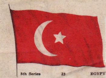 1910-25 Phillips BDV Flags 5th Series Silks #23 Egypt Front