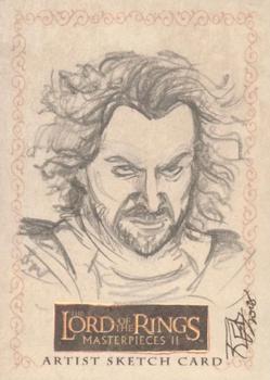 2008 Topps Lord of the Rings Masterpieces II - Sketches #NNO Kate Bradley Front