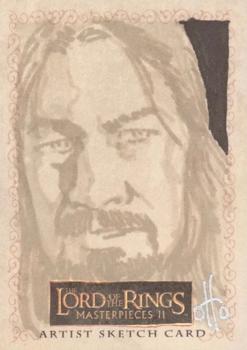 2008 Topps Lord of the Rings Masterpieces II - Sketches #NNO Otto Dieffenbach Front