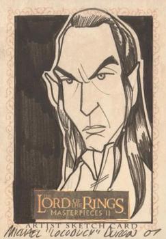 2008 Topps Lord of the Rings Masterpieces II - Sketches #NNO Michael Duron Front