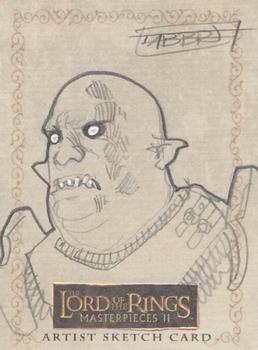 2008 Topps Lord of the Rings Masterpieces II - Sketches #NNO Davide Fabbri Front