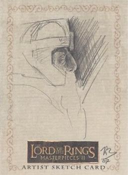2008 Topps Lord of the Rings Masterpieces II - Sketches #NNO Tristan Henry-Wilson Front