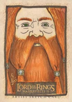 2008 Topps Lord of the Rings Masterpieces II - Sketches #NNO Jamie Snell Front