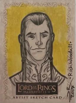 2008 Topps Lord of the Rings Masterpieces II - Sketches #NNO Rich Woodall Front