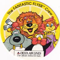 1994 Delta Air Lines Lemon Geo-Facts #NNO The Fantastic Flyer Crew Front
