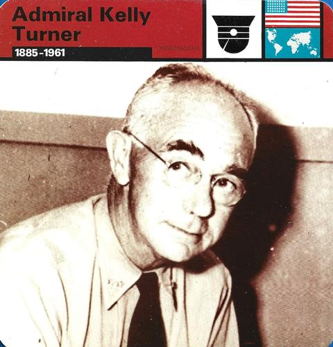 1977 Edito-Service World War II - Deck 117 #13-036-117-02 Admiral Kelly Turner Front