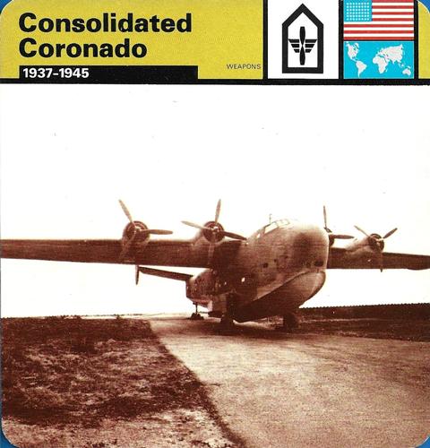 1977 Edito-Service World War II - Deck 117 #13-036-117-18 Consolidated Coronado Front