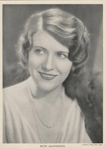 1931-32 Woman's Way Film Stars #NNO Ruth Chatterton Front
