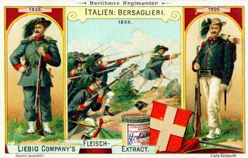 1900 Liebig Berühmte Regimenter (Famous Regiments) (German Text) (F641, S641) #NNO Italy Front