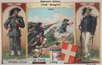 1900 Liebig Régiments célèbres (Famous Regiments) (French Text) (F641, S641) #NNO Italy Front