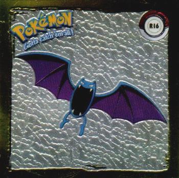 1999 ArtBox Pokemon Action Flipz Series One - Chrome stickers #R16 Golbat Front