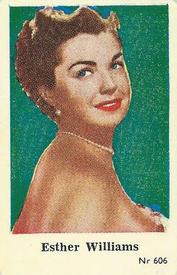 1956 Dutch Gum Series Nr (High Numbers) #606 Esther Williams Front
