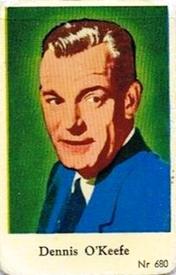 1956 Dutch Gum Series Nr (High Numbers) #680 Dennis O'Keefe Front
