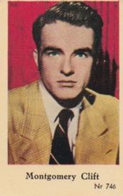 1956 Dutch Gum Series Nr (High Numbers) #746 Montgomery Clift Front