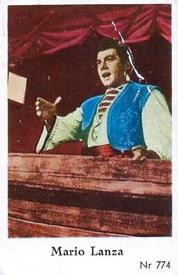 1956 Dutch Gum Series Nr (High Numbers) #774 Mario Lanza Front
