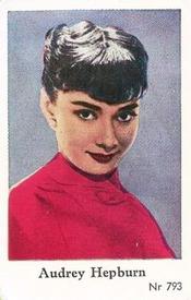 1956 Dutch Gum Series Nr (High Numbers) #793 Audrey Hepburn Front