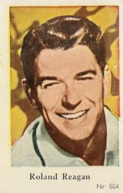 1956 Dutch Gum Series Nr (High Numbers) #804 Ronald Reagan Front