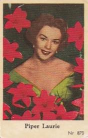 1956 Dutch Gum Series Nr (High Numbers) #870 Piper Laurie Front