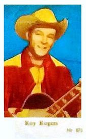 1956 Dutch Gum Series Nr (High Numbers) #875 Roy Rogers Front