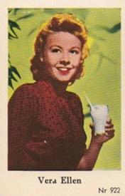 1956 Dutch Gum Series Nr (High Numbers) #922 Vera Ellen Front