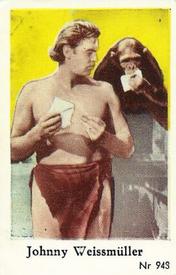 1956 Dutch Gum Series Nr (High Numbers) #948 Johnny Weissmuller Front