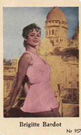 1956 Dutch Gum Series Nr (High Numbers) #957 Brigitte Bardot Front