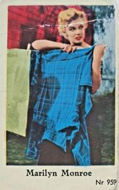 1956 Dutch Gum Series Nr (High Numbers) #959 Marilyn Monroe Front