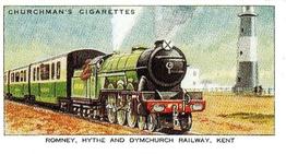 1996 Card Collectors Society 1937 Churchman's Wonderful Railway Travel (reprint) #4 Romney, Hythe and Dymchurch Railway, Kent Front