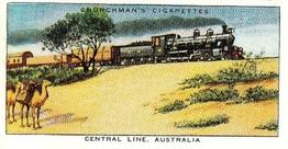 1996 Card Collectors Society 1937 Churchman's Wonderful Railway Travel (reprint) #6 Central Line, Australia Front
