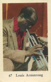 1961 Dutch Numbered Set 3 #67 Louis Armstrong Front