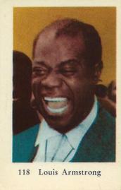 1961 Dutch Numbered Set 3 #118 Louis Armstrong Front