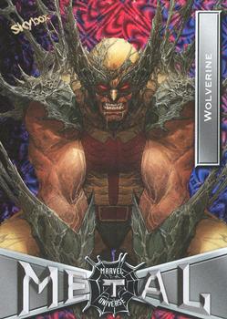 2021 SkyBox Metal Universe Marvel Spider-Man - Grandiose #100 Wolverine Front